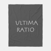 Ultima Ratio Fleecedecke (Vorderseite)