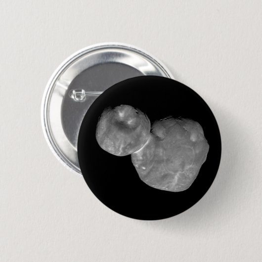 Ultima Thule Arrokoth Kuiper Belt Object Button (Vorne & Hinten)