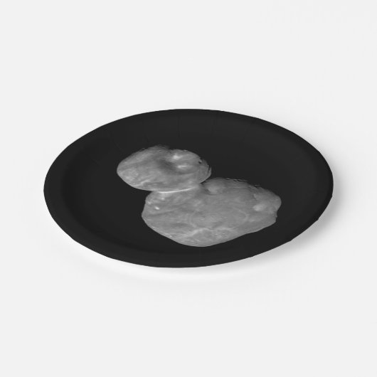 Ultima Thule Arrokoth Kuiper Belt Object Pappteller (Schrägansicht)