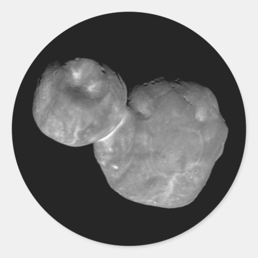 Ultima Thule Arrokoth Kuiper Belt Object Runder Aufkleber (Vorderseite)