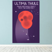 Ultima Thule Keiper Belt Weltraumkunst Leinwanddruck (Insitu (Holzboden))