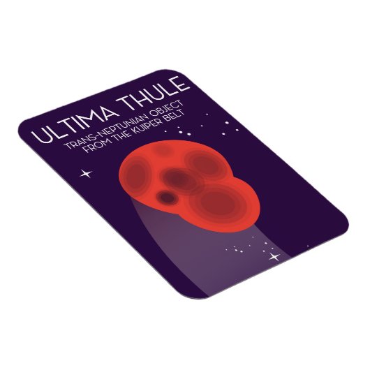 Ultima Thule Keiper Belt Weltraumkunst Magnet (Rechte Seite)