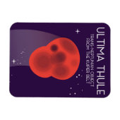 Ultima Thule Keiper Belt Weltraumkunst Magnet (Horizontal)