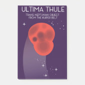 Ultima Thule Keiper Belt Weltraumkunst Post-it Klebezettel (Vorderseite)