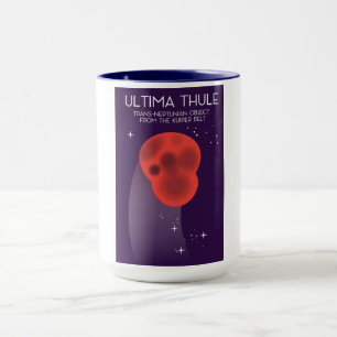 Ultima Thule Keiper-Gürtel Weltraumkunst Tasse