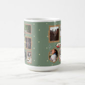Ultimate 12 Photo Family Retro Frame Collage Kaffeetasse (Mittel)