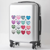 Ultimate 16 Name Hearts Collection Aufkleber (Koffer)