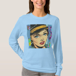 Ultimate 90s Nostalgia Pop Art Collage T-Shirt