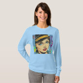 Ultimate 90s Nostalgia Pop Art Collage T-Shirt (Vorne ganz)