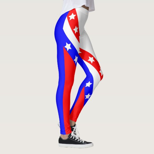 Ultimate American Patriot USA US Flagge Leggings (Rechts)