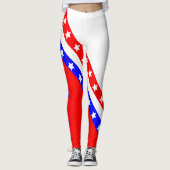 Ultimate American Patriot USA US Flagge Leggings (Vorderseite)