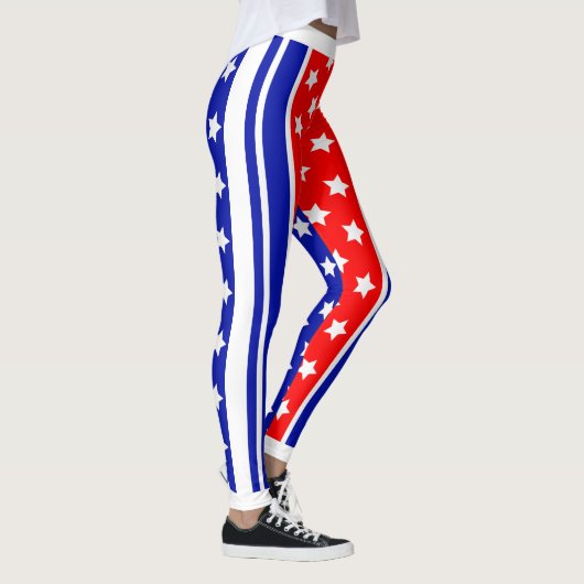 Ultimate American Patriot USA US Flagge Leggings (Rechts)