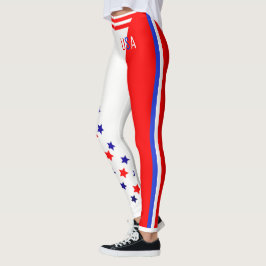 Ultimate American Patriot USA US Flagge Leggings