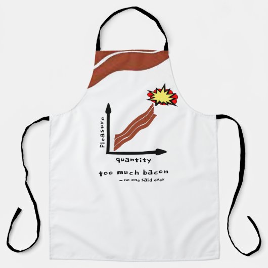 Ultimate Bacon Spaß - Unglaublich witzig Koch Baco Schürze (Vorderseite)