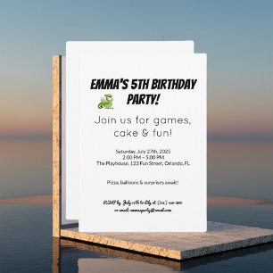Ultimate Birthday Bash: Atemberaubende Einladung