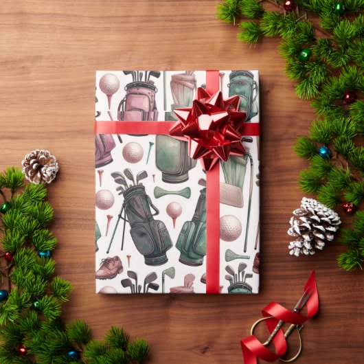 Ultimate Birthday Golf Party Geschenkpapier (Feiertagsgeschenk)