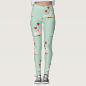 ***ULTIMATE BOOK LOVER'S*** MIT HERZEN LEGGINGS (Vorderseite)