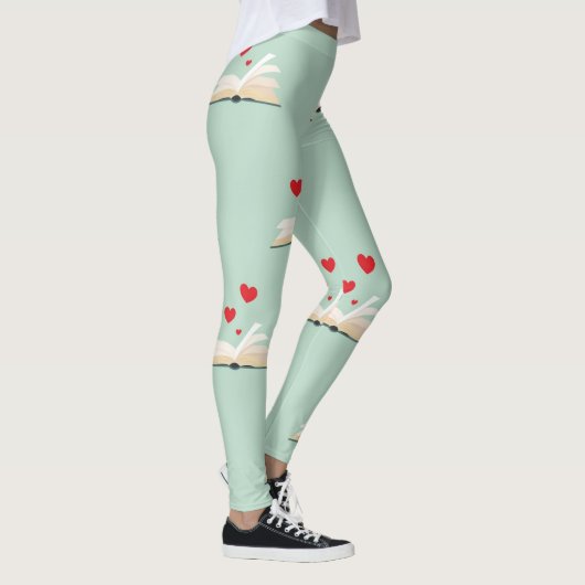 ***ULTIMATE BOOK LOVER'S*** MIT HERZEN LEGGINGS (Rechts)