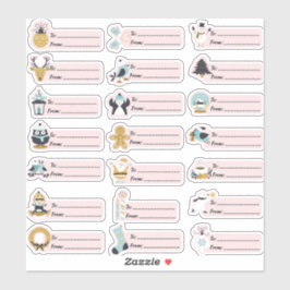 ULTIMATE CHRISTMAS GIFT TAGS VARIETY PACK 21PC SET AUFKLEBER