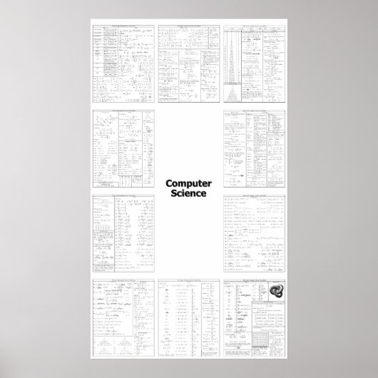 Ultimate Computer Science Reference Poster (Vorne)