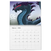 Ultimate Dragon Art Calendar Kalender (Feb 2026)