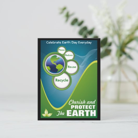 Ultimate Earth Postkarte (Stehend Vorderseite)