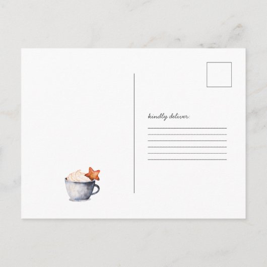 Ultimate Eggnog Recipe | Feiertage Postkarte (Rückseite)