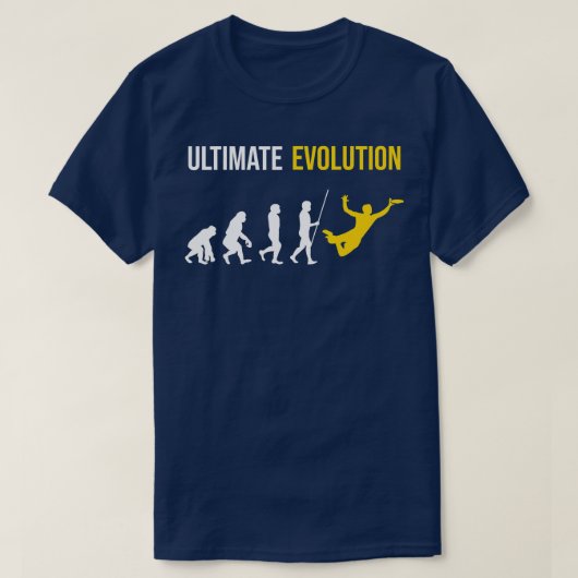 Ultimate Evolution Frisbee T-Shirt (Design vorne)