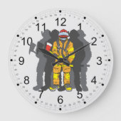 Ultimate Firefighter Große Wanduhr (Vorderseite)