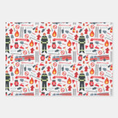 Ultimate Firefighter - Thema "Heldenfeuerwehr" Geschenkpapier Set (Vorderseite 2)