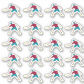 Ultimate Frisbee Aufkleber (Vorderseite)