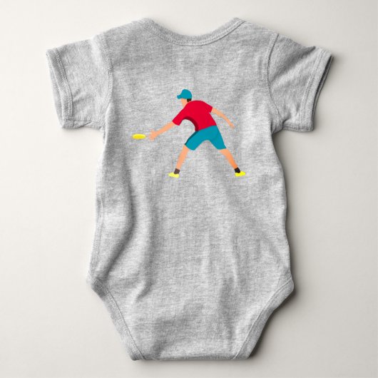 Ultimate Frisbee Baby Strampler (Rückseite)
