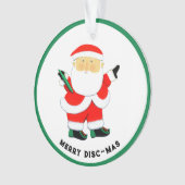 Ultimate Frisbee Christmas Collectible Ornament (Vorderseite)