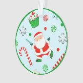 Ultimate Frisbee Christmas Collectible Ornament (Vorderseite)