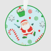 Ultimate Frisbee Christmas Collectible Ornament (Vorderseite)
