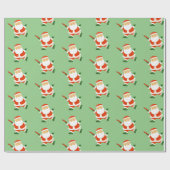 Ultimate Frisbee Christmas Wrapping Paper Geschenkpapier (Flach)