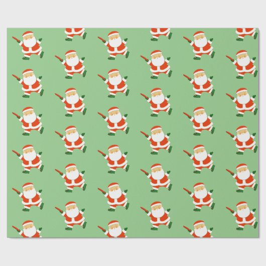 Ultimate Frisbee Christmas Wrapping Paper Geschenkpapier (Flach)