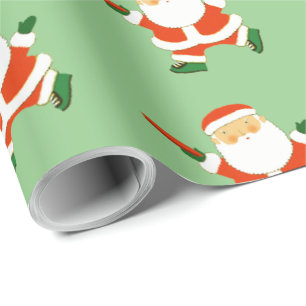 Ultimate Frisbee Christmas Wrapping Paper Geschenkpapier