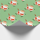 Ultimate Frisbee Christmas Wrapping Paper Geschenkpapier (Ecke)