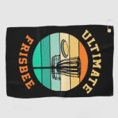 Ultimate Frisbee Disc Golf Golfhandtuch (Horizontal)