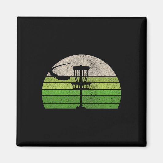 Ultimate-Frisbee-Disc-Golf-T-Shirts für Männer Co. Magnet (Vorne)