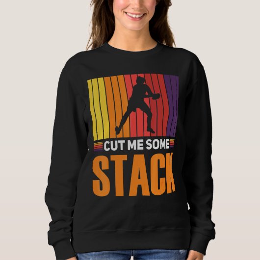 Ultimate Frisbee Disk Golf Stack Sweatshirt (Vorderseite)
