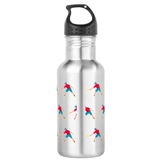 Ultimate Frisbee Edelstahlflasche (Rückseite)