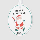 Ultimate-Frisbee-Feiertagsgeschenk Ornament (Vorderseite)