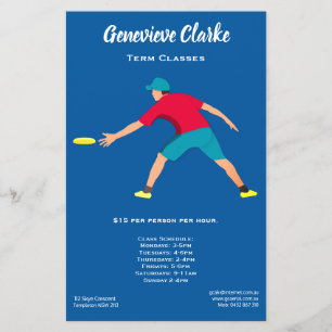 Ultimate Frisbee Flyer
