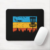 Ultimate Frisbee Frolf Disc Golf Player Flying Dis Mousepad (Mit Mouse)