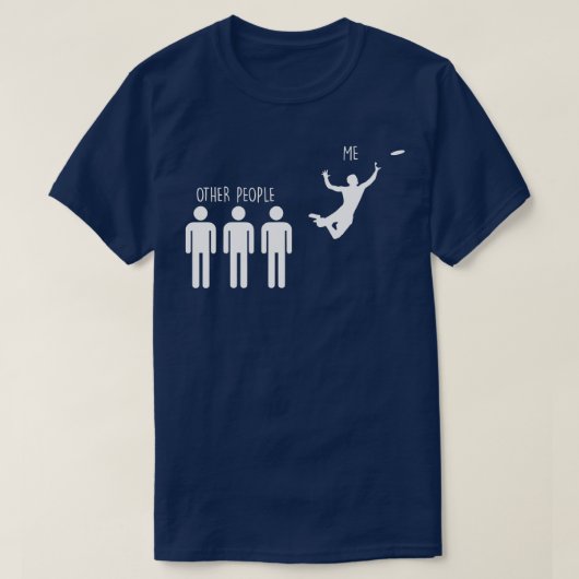 Ultimate Frisbee für Männer T-Shirt (Design vorne)
