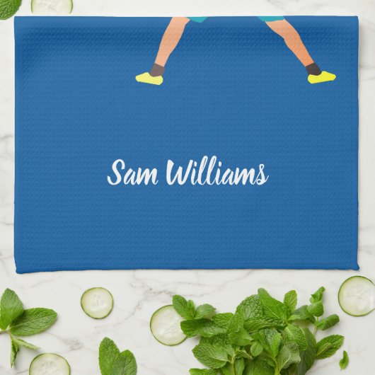 Ultimate Frisbee Geschirrtuch (Gefaltet)