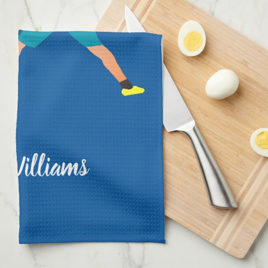 Ultimate Frisbee Geschirrtuch (Viertel Falte)