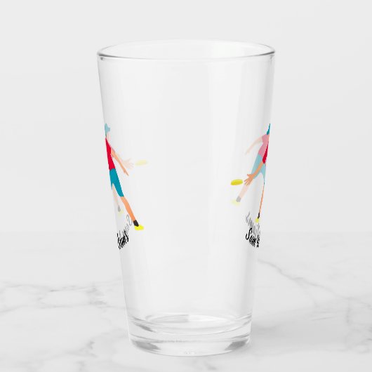 Ultimate Frisbee Glas (Links)